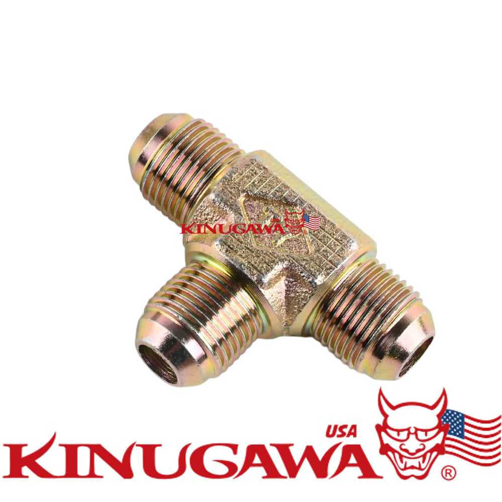 Forged Adapter Fitting Steel Male Union Tee 8AN - 8AN - 8AN C18-1