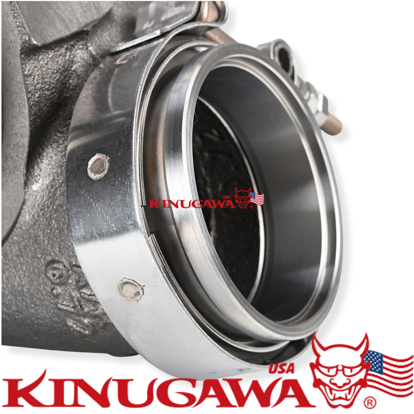 Stainless V-band Flange Kit for Garrett G series G25 G30 G35 660 770 900 1050 V-BAND