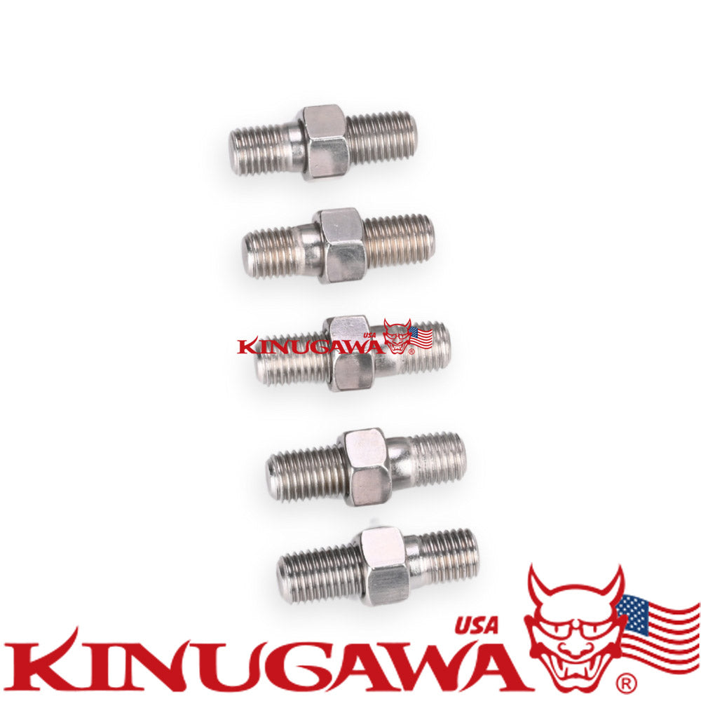 Stainless Turbo Stud Kit for M10x1.25 EVO DSM TD05H SUBARU STI VF34 35mm long