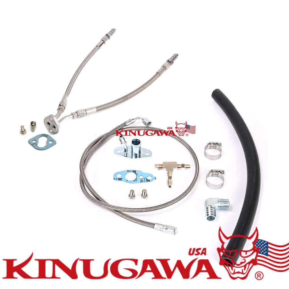 Turbo Oil Water Line Kit For Toyota Land Cruiser 1HZ 4.2L 75/78 Series CT26
