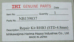 Turbo Repair Rebuild Kit Genuine IHI RHB3 RHB31 RHB32