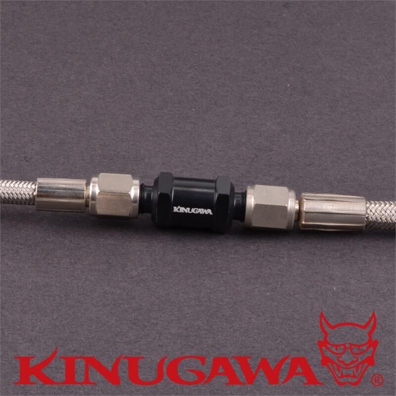 Turbo Oil Feed Line Kit DSM 2G Eclipse EVO 1-3 T25 w/ Oil Filter 400 holes/cm^