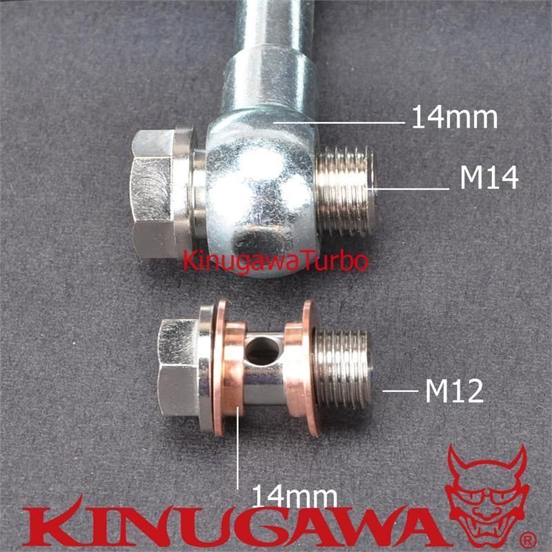 SAAB Turbo Water Line Banjo Bolt + Washer Adapter SAAB 9-3 9-5 GT17 To TD04HL