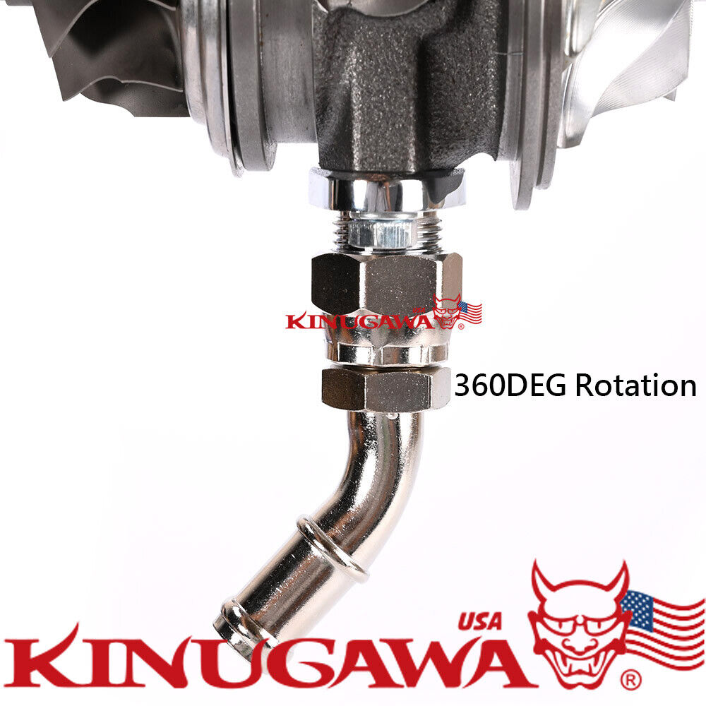 Turbo Oil Return Drain Pipe Kit For BorgWarner AirWerks S200 S300 5/8" Barb