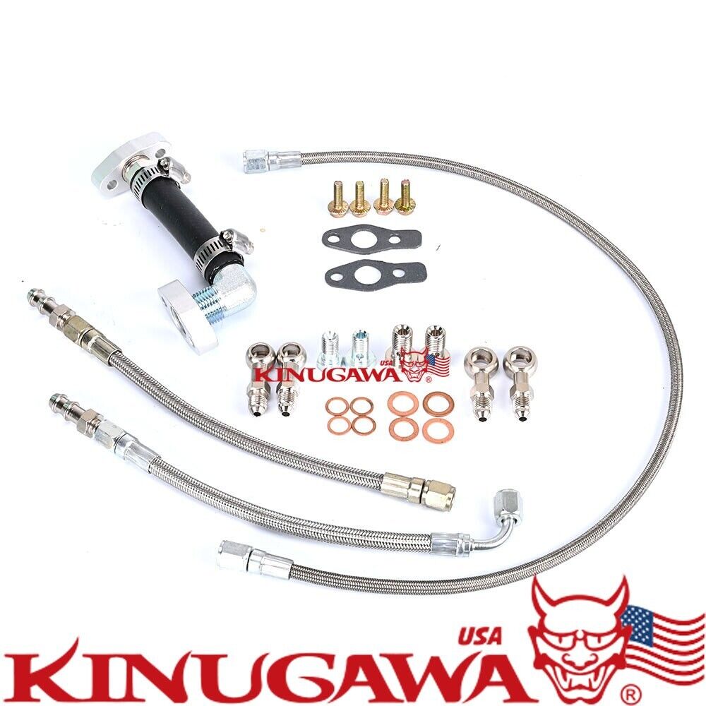 Turbo Oil & Water Line Kit for Mitsubishi 4G15T Colt CZT/Colt Ralliart R TF035HM