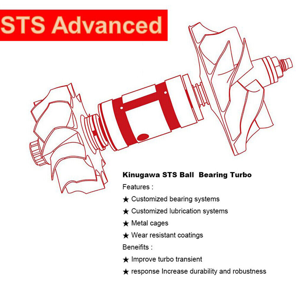 Bolt-on Ball Bearing Turbo Cartridge CHRA Fit DSM Eclipse Talon EVO 3 TD05H 18G