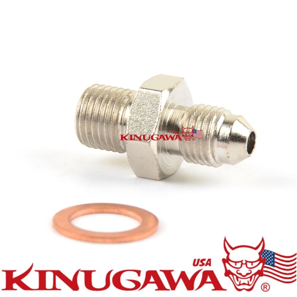 SUS304 4AN Turbo Oil Feed Adapter – For Garrett BB GT2871R / GTX2871R