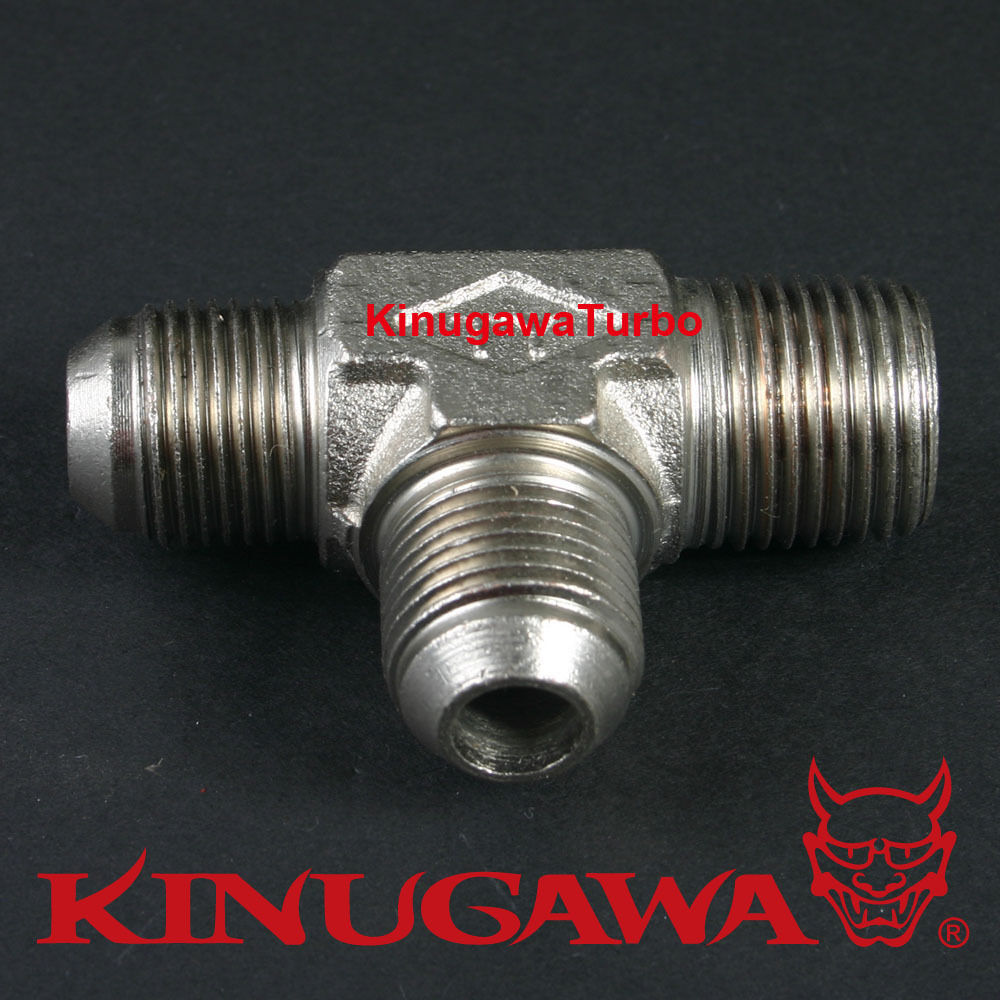 Forged Adapter Fitting Steel Male Run Tee 8AN-8AN-1/2 BSPT BSP PT C1-4