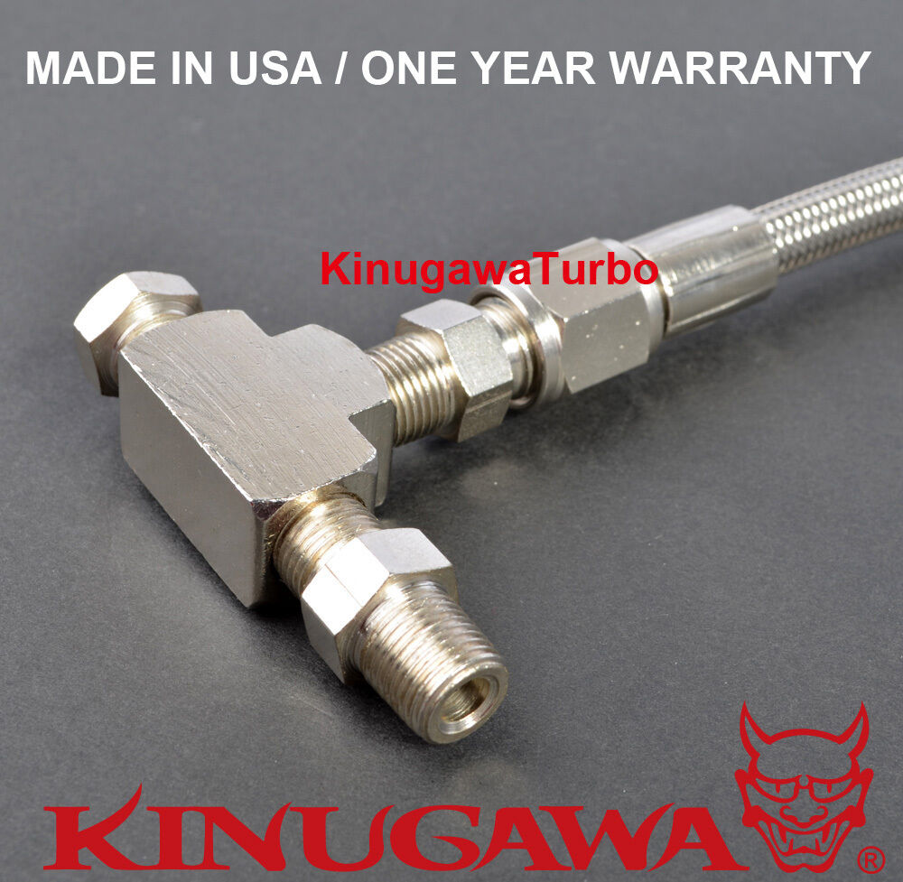 Universal Turbo Oil Feed Line 40" M12x1.5mm Banjo SAAB VOLVO TD04H T25 T3