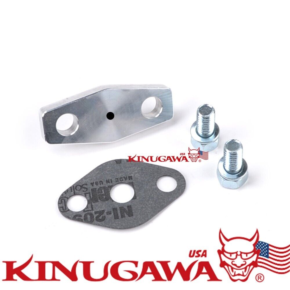 4AN Billet Alumimum Turbo Oil Feed Flange for HT18 K24 K26 K27 HX35 HX40