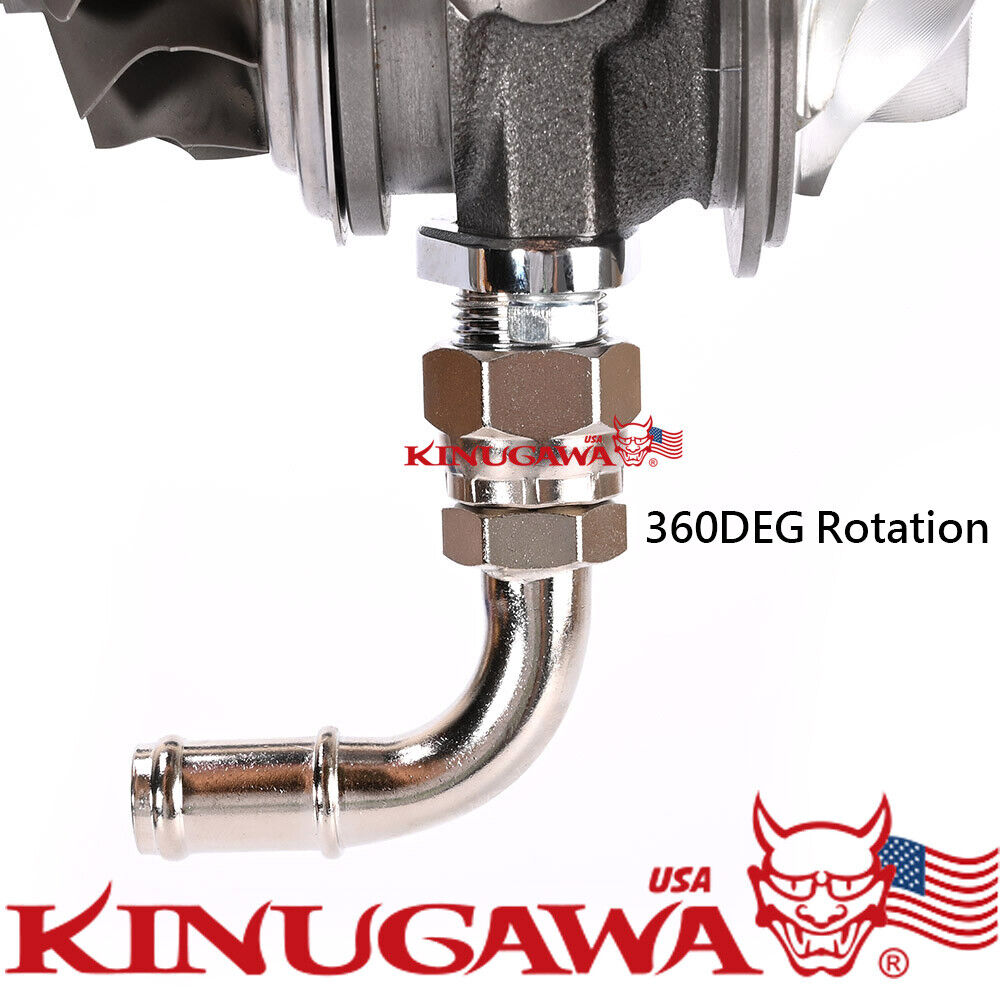 Turbo Oil Return Drain Pipe Kit For G series G25 G30 G35 660 770 90Deg 19mm 3/4"