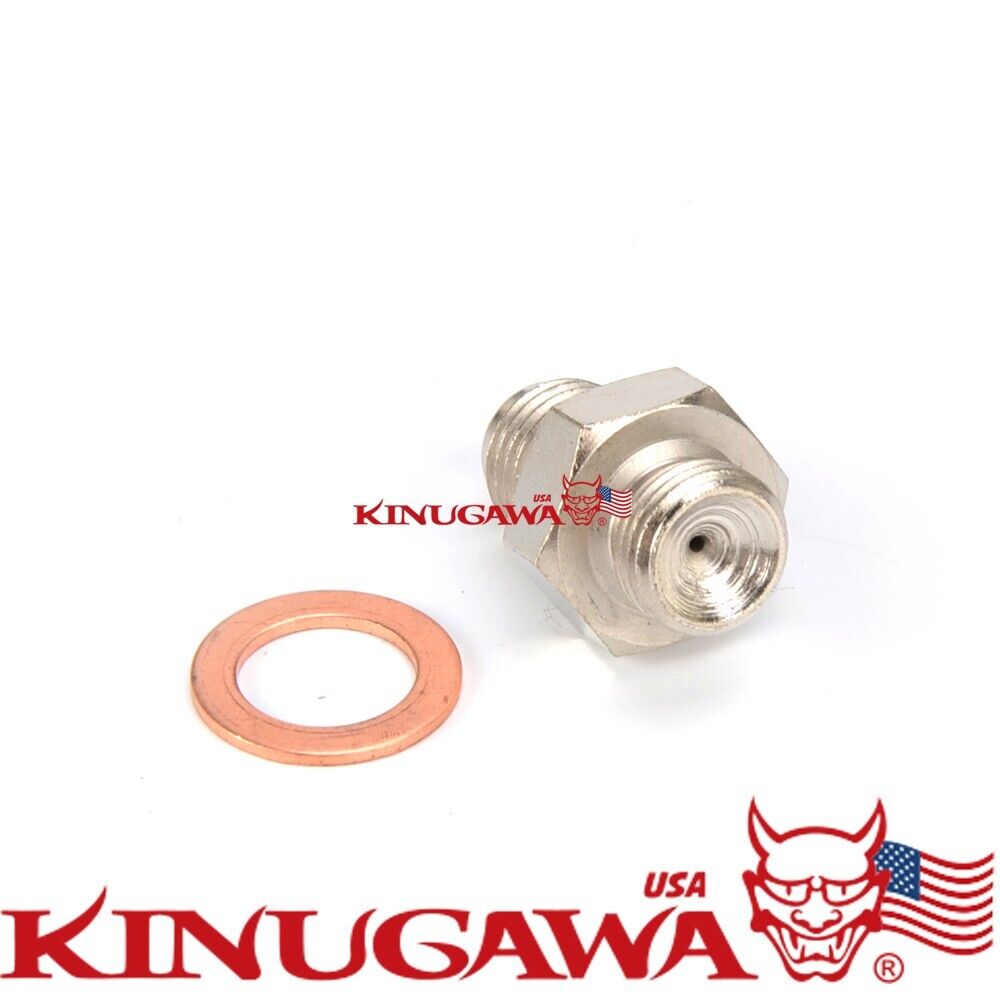 Turbo Oil Feed Adapter Fitting FOR Garrett Nissan S14 S15 T28 Ball Bearing 1mm