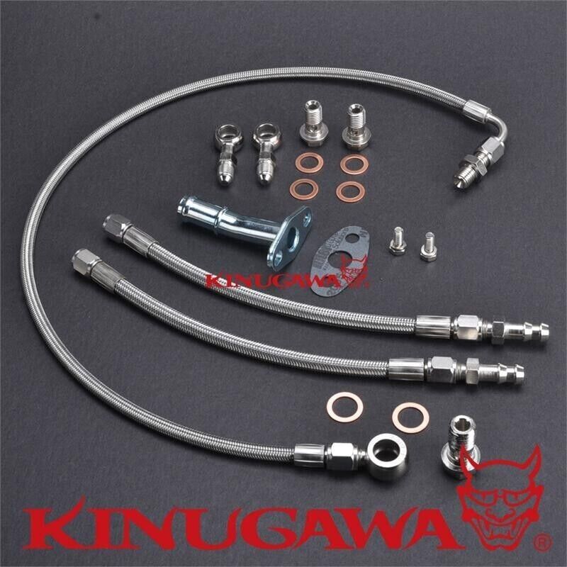 Turbo Oil / Water line kit For Volvo 740 940 B230FT w/ Precision 5862 5858 6266