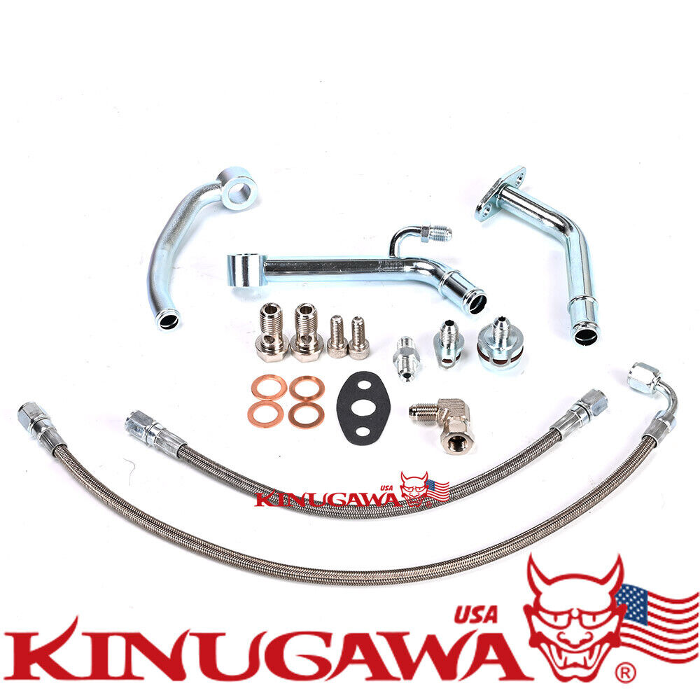 Turbo Oil Water Line Gen 3 EA888 AUDI VW GTI MK7 GOLF R w/ BorgWarner EFR BB