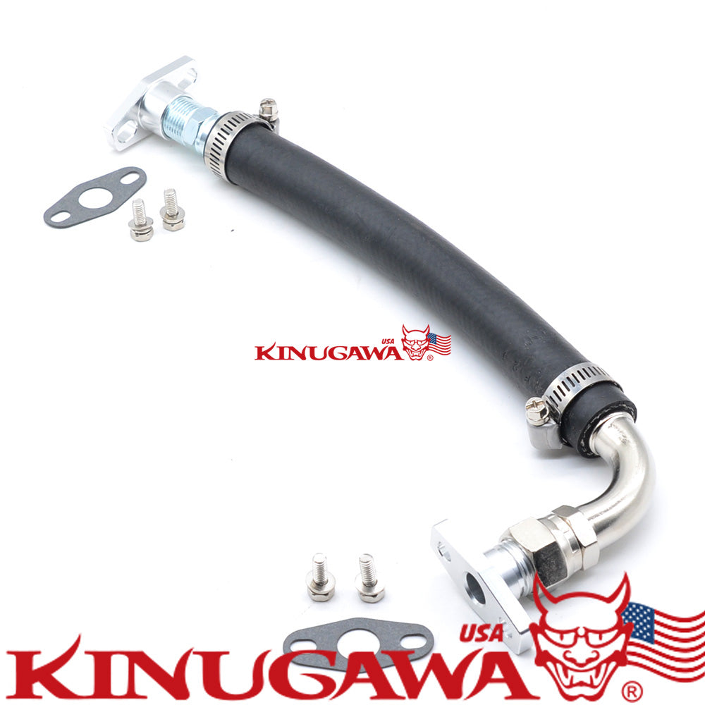 Turbo Oil return hose kit for Mitsubishi 4G63T DSM 1G 2G EVO 1~3 TD05H Turbo