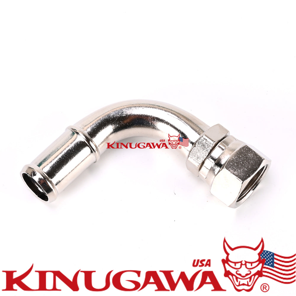 Adapter Fitting Forged 90 degree Swivel -10AN Female to 19mm 3/4" Barb