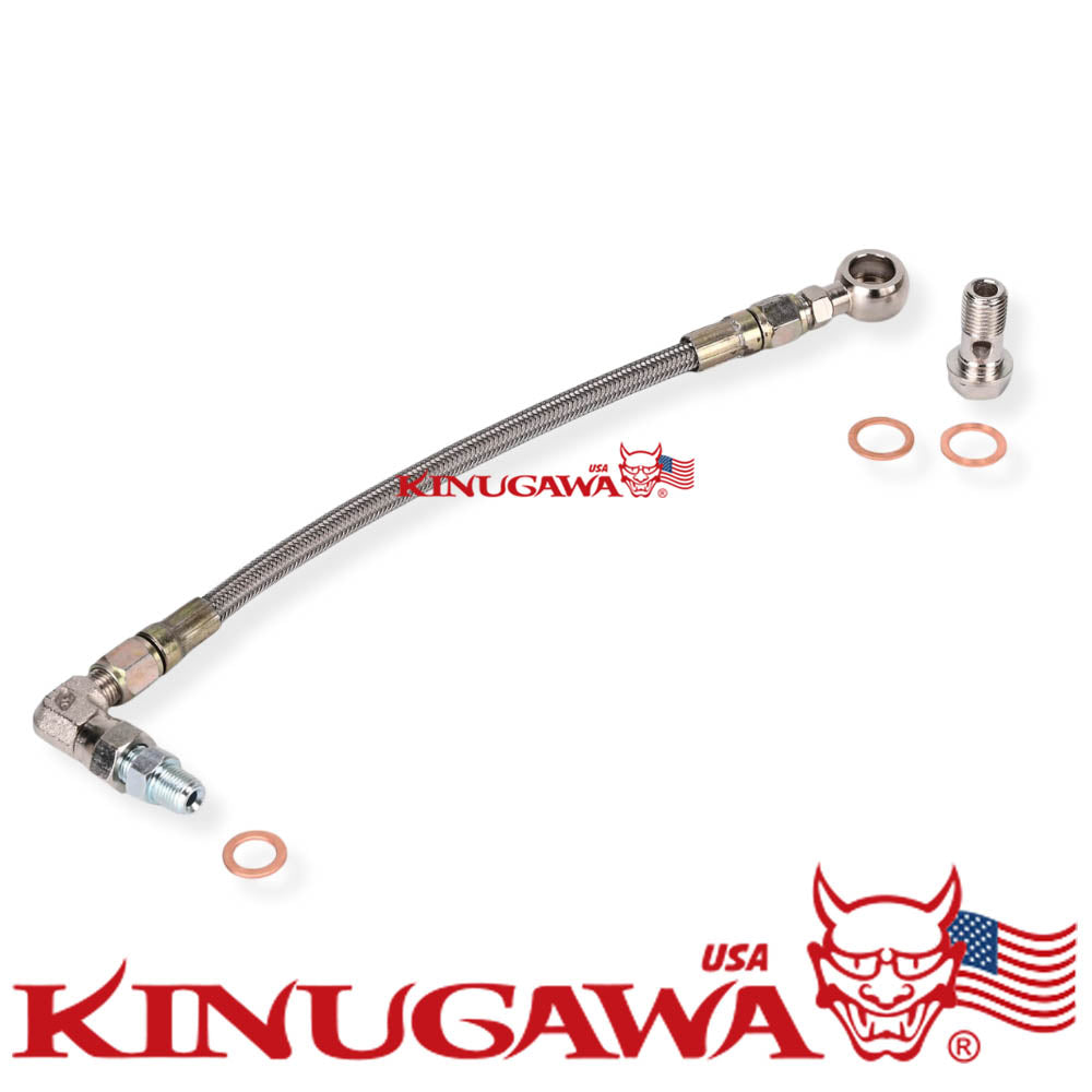 Turbo Oil Feed Line SAAB 900 900E w/ Garrett T25 turbo