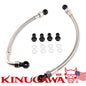 10AN Stainless Braided Oil cooler Lines Hose Pipes Kit for Mitsubishi EVO 7 8 9 High flow