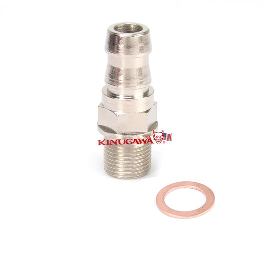 Steel Adapter Fitting Kit 3/4" Barb 18mm for Bosch 044 Fuel Pump inlet adapter