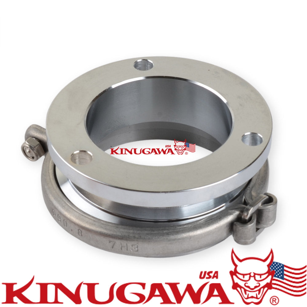 3" Turbine Housing V-band Flange Kit for TRUSTs TD06SL2 T67 Triangle 60mm bolt patterns