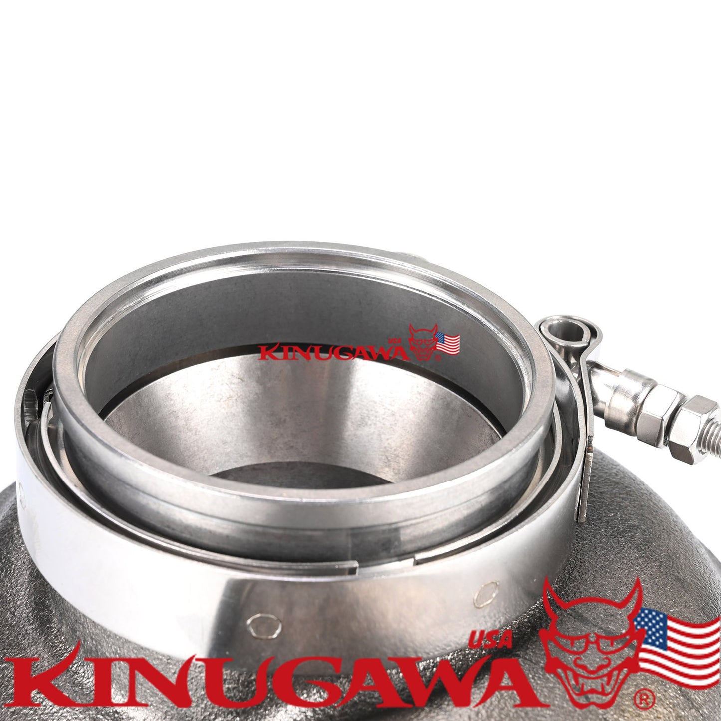 Stainless V-band Flange Kit for Garrett G series G25 G30 G35 660 770 900 1050 V-BAND