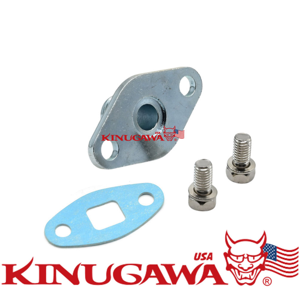 kinugawa Turbo Oil Drain Flange 10AN for TOYOTA 1JZ / 2JZ Engine side
