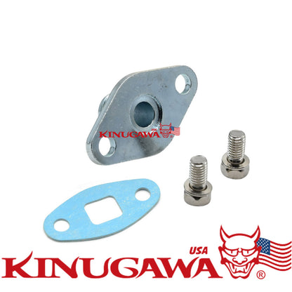 kinugawa Turbo Oil Drain Flange 10AN for TOYOTA 1JZ / 2JZ Engine side