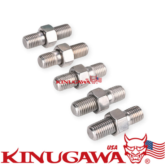Stainless Turbo Stud Kit for M10x1.25 EVO DSM TD05H SUBARU STI VF34 35mm long