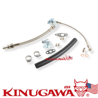 Turbo Oil Feed & Return Line Kit TOYOTA 3SGTE 3S-GTE MR2 Rev 3 w/ CT20 CT26