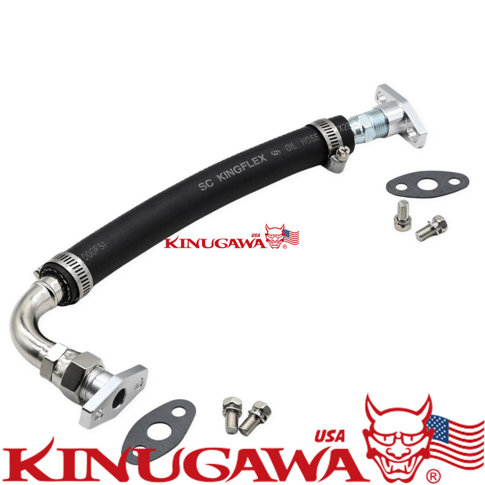 High flow Oil return pipe for Mitsubishi 4G63T DSM 1G 2G EVO 1~3 TD05H Turbo
