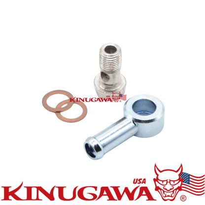 Turbo Coolant Pipe M14x1.5mm Garrett GT28 GT30 GT35 GEN2 G25 G30 660 770 900 1/2" Barb
