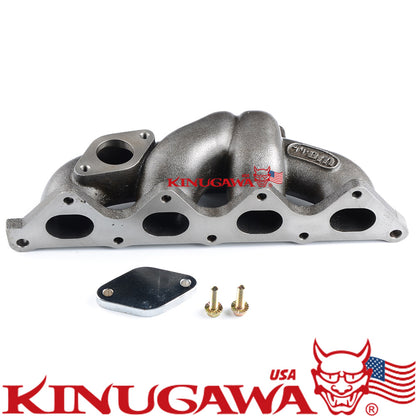 Turbo Exhaust Manifold HONDA Civic D15 D16 Keep AC & PS /T25 W/ Wastegate Hole