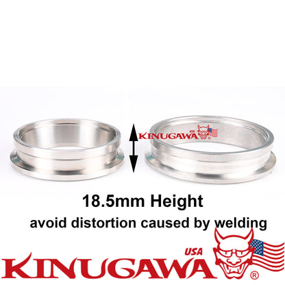 Stainless V-band Flange Kit for Garrett G series G25 G30 G35 660 770 900 1050 V-BAND
