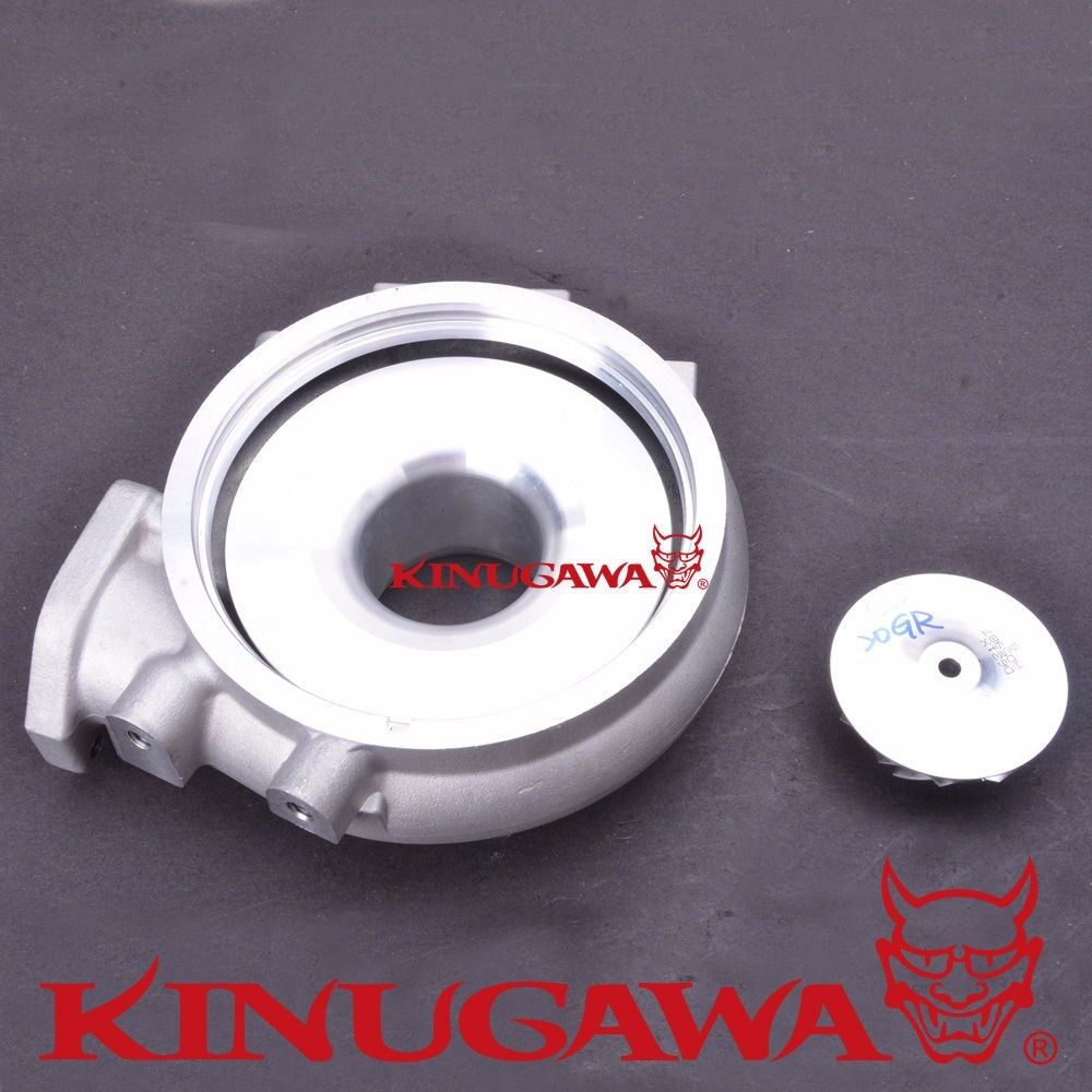 Kinugawa Turbo Compressor Housing 4G63T Mitsubishi EVO 9 20G w/ Billet Wheel 6+6