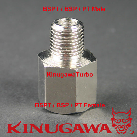 Forged Adapter Fitting Steel 1/2 BSP BSPT Male - 1/2 BSPT Female C22-6