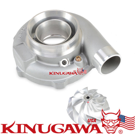Kinugawa 4" Garrett A/R .60 GTX3076R GEN II Turbo Compressor Housing + Wheel 