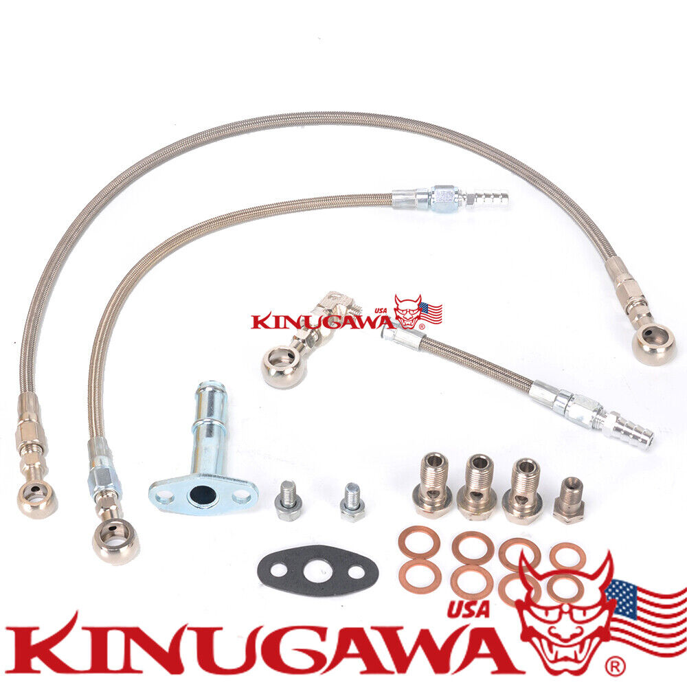 Turbo Oil  Water Line Kit For VOLVO 850 S70 C70 N2P23HT w/TD04HL 15G 16T 19T 20T
