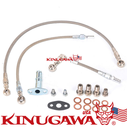Turbo Oil  Water Line Kit For VOLVO 850 S70 C70 N2P23HT w/TD04HL 15G 16T 19T 20T
