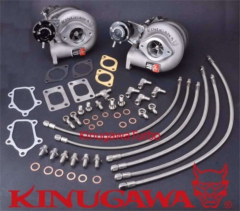 Kinugawa Twin Turbo Kit Bolt-On TD06SL2-20G FOR Nissan Skyline GT-R RB26DETT