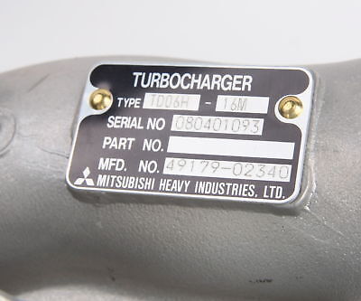 Turbocharger CAT 3066 Mitsubishi TD06H-16M 49179-02340