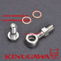 Kinugawa Banjo Bolt Kit / Turbo Oil Feed for Garrett T25 T28 Journal Bearing 