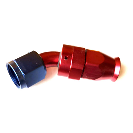 Aluminum Fitting Adapter -8AN AN8 TPFE Hose End 45DEG