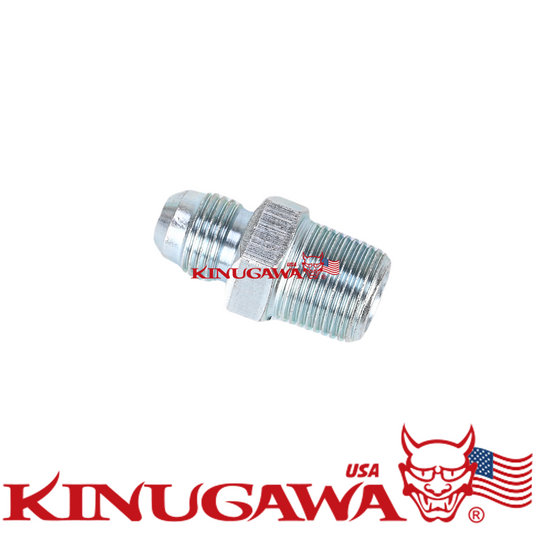 Forged Adapter 3/8PT to -4AN to Oil filter for Mitsubishi EVO1-3 DSM 1g 2g