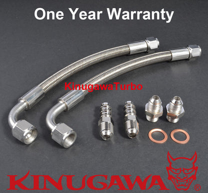 Turbo Water Line M14x1.5 mm Garrett T25 T28 Journal Bearing 8" 6AN Teflon