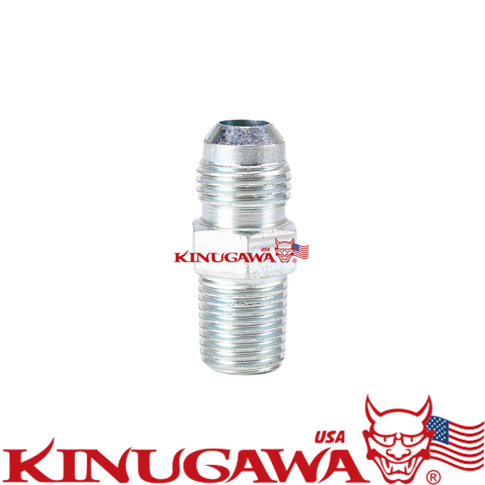 Adapter Fitting  1/8" PT 1/8 BSPT Male to -3 AN