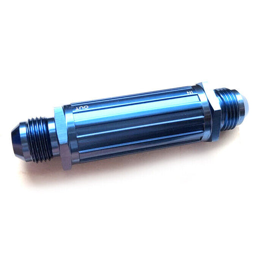 30 Micron Billet Fuel Filter AN-8 AN8 Male