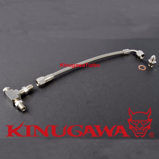 Kinugawa Universal Oil Feed Line for Garrett 7/16"-24 GT28R GT30R Ball Bearing