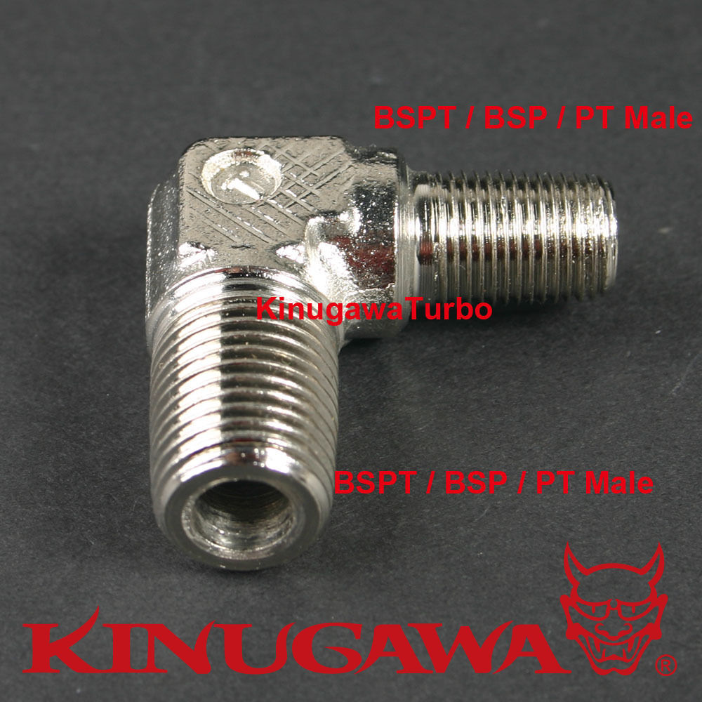 Forged Steel Adapter Fitting 90 deg Elbow 1/8 Male - 1/8 Male BSPT BSP PT C8-3