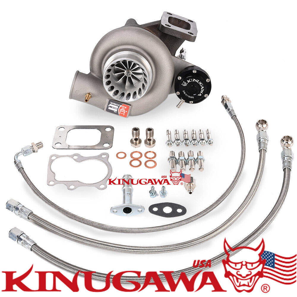 Kinugawa Turbo FOR 3" TD05H-16G Nissan TD42 Patrol w/Stock T3 6 Bolts Outlet 6cm
