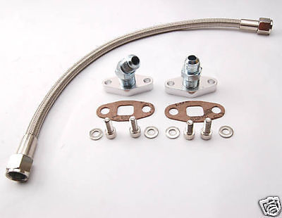 Turbo Oil Drain Teflon Line Kit 14in TRUSTs 06H 25G T67